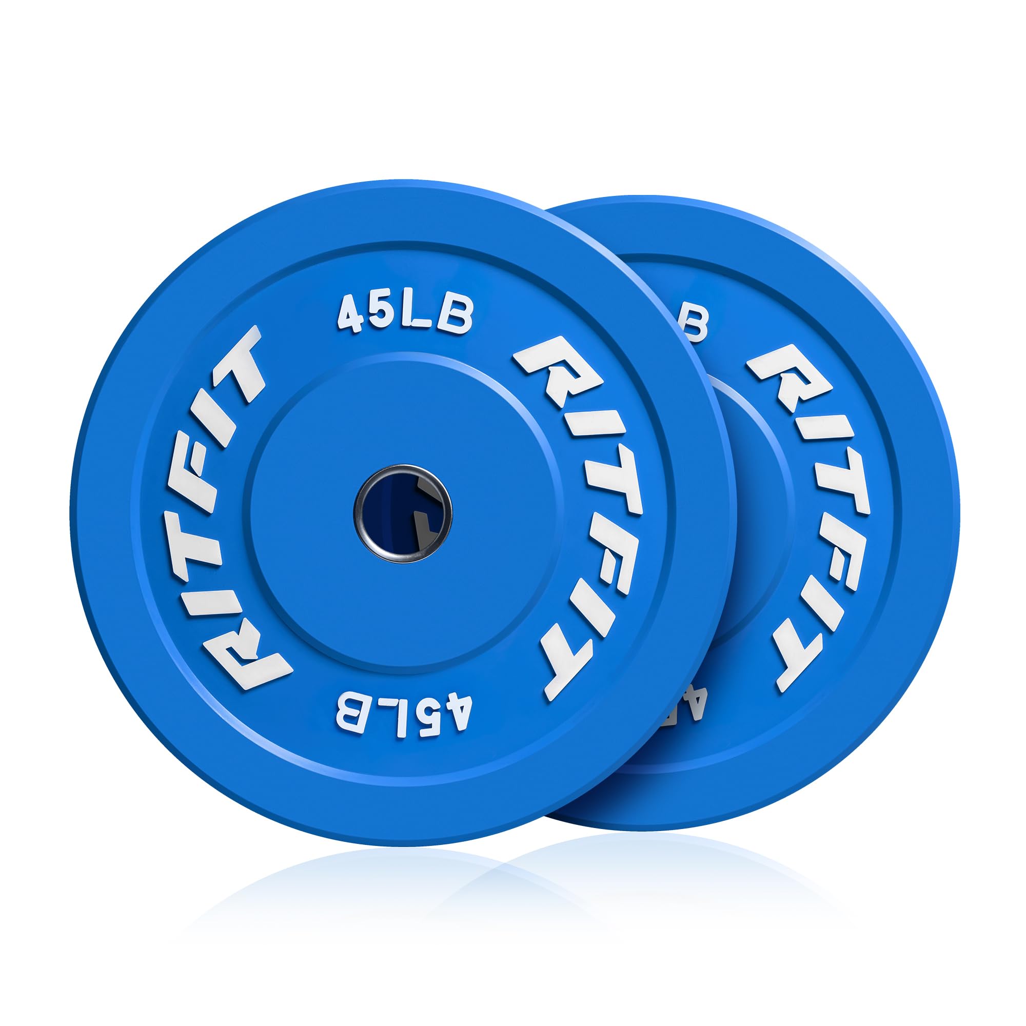 Olympic Rubber Bumper Weight Plate with Steel Insert