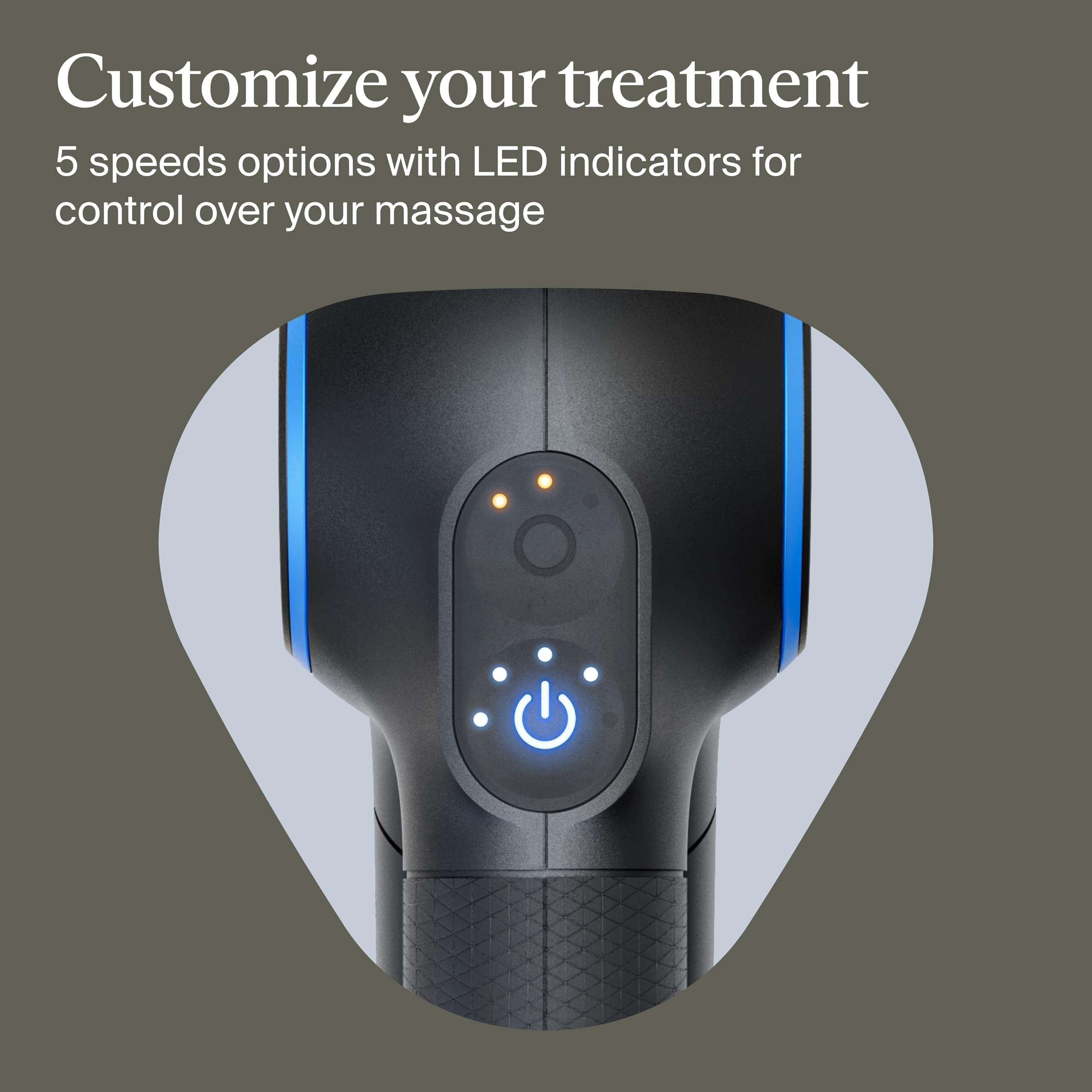 Deep Tissue Percussion Massage Gun with Bluetooth Control