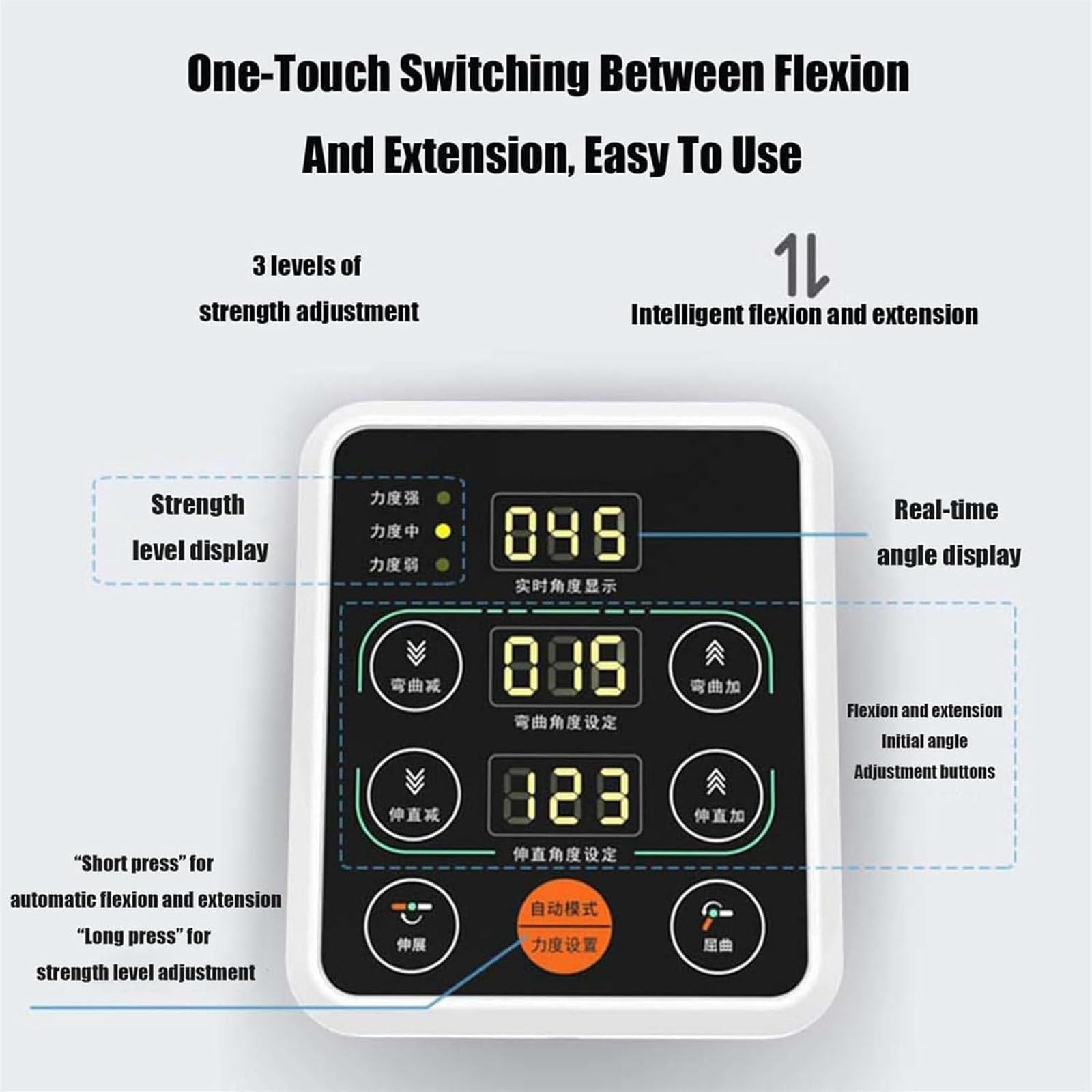 Adjustable Knee and Leg Stretching Trainer for Rehabilitation