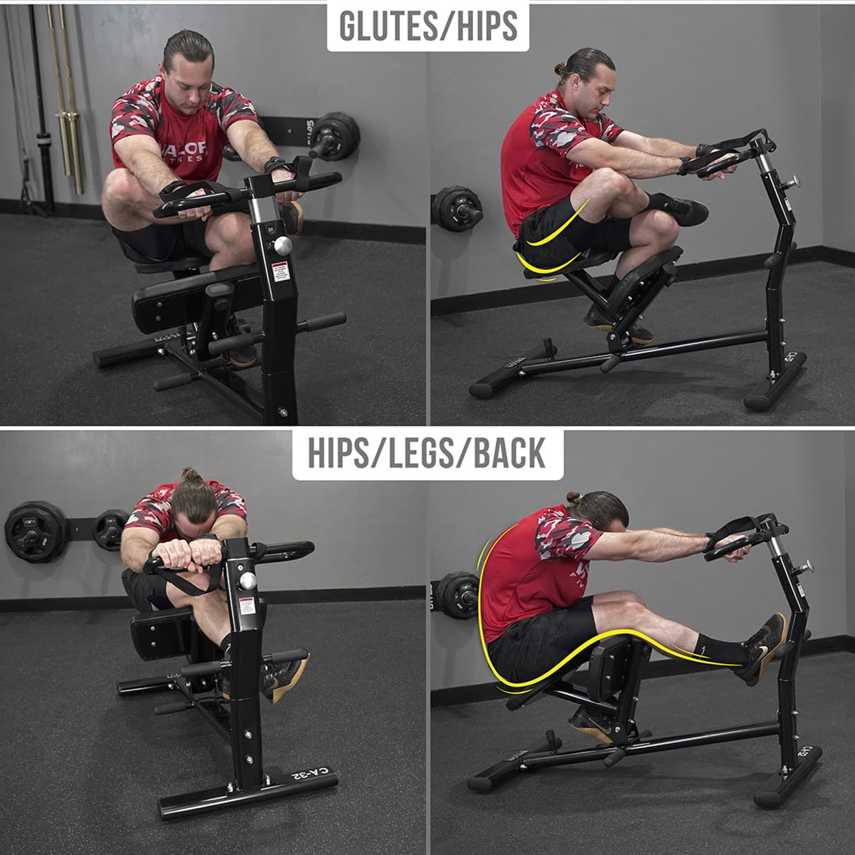 Back and Leg Stretching Machine for Home Gym with Straps