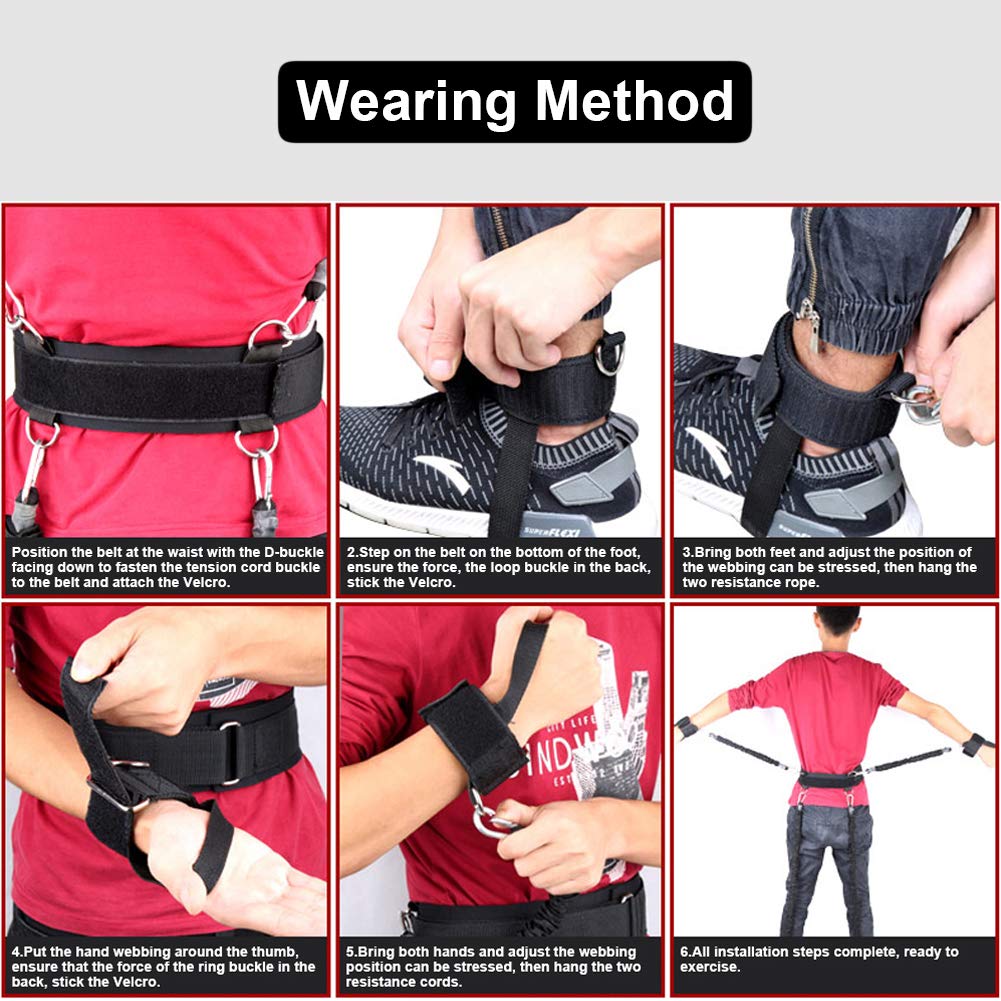 Boxing Resistance Band Training Set for Speed and Strength