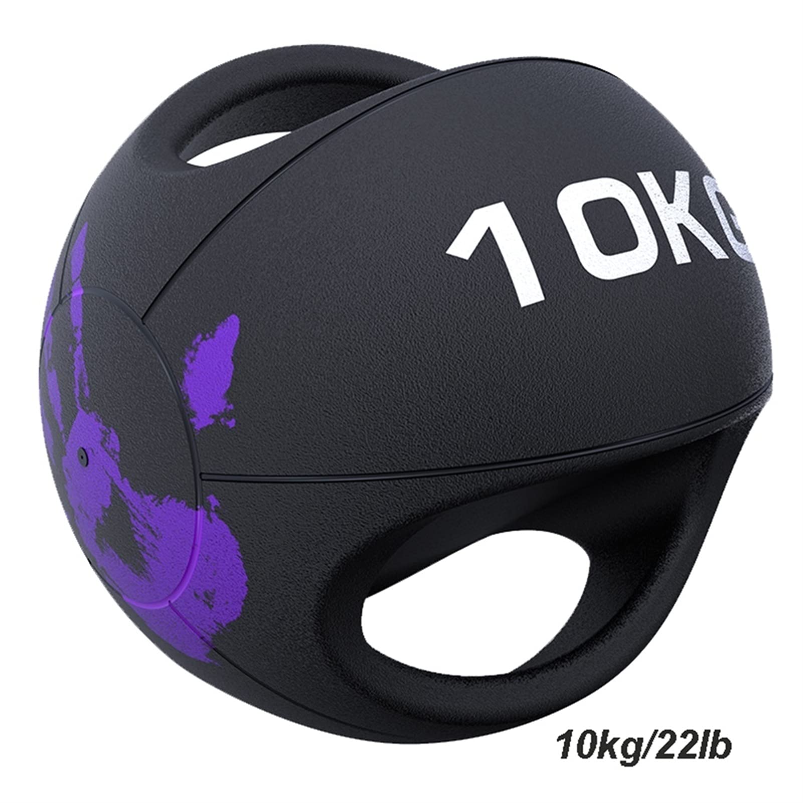 Dual Handle Medicine Ball for Core Strength Training 10kg