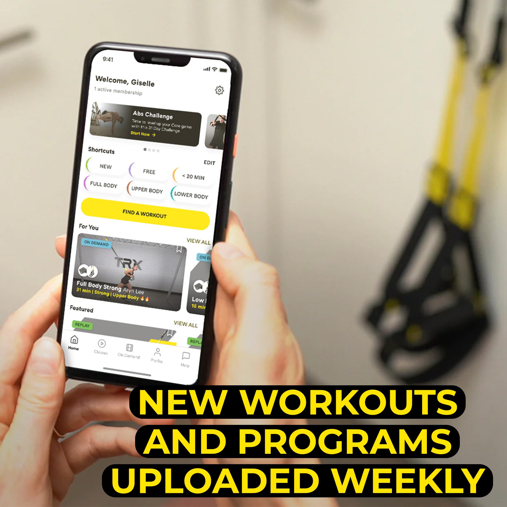 Suspension Training System with 6-Month Training Membership