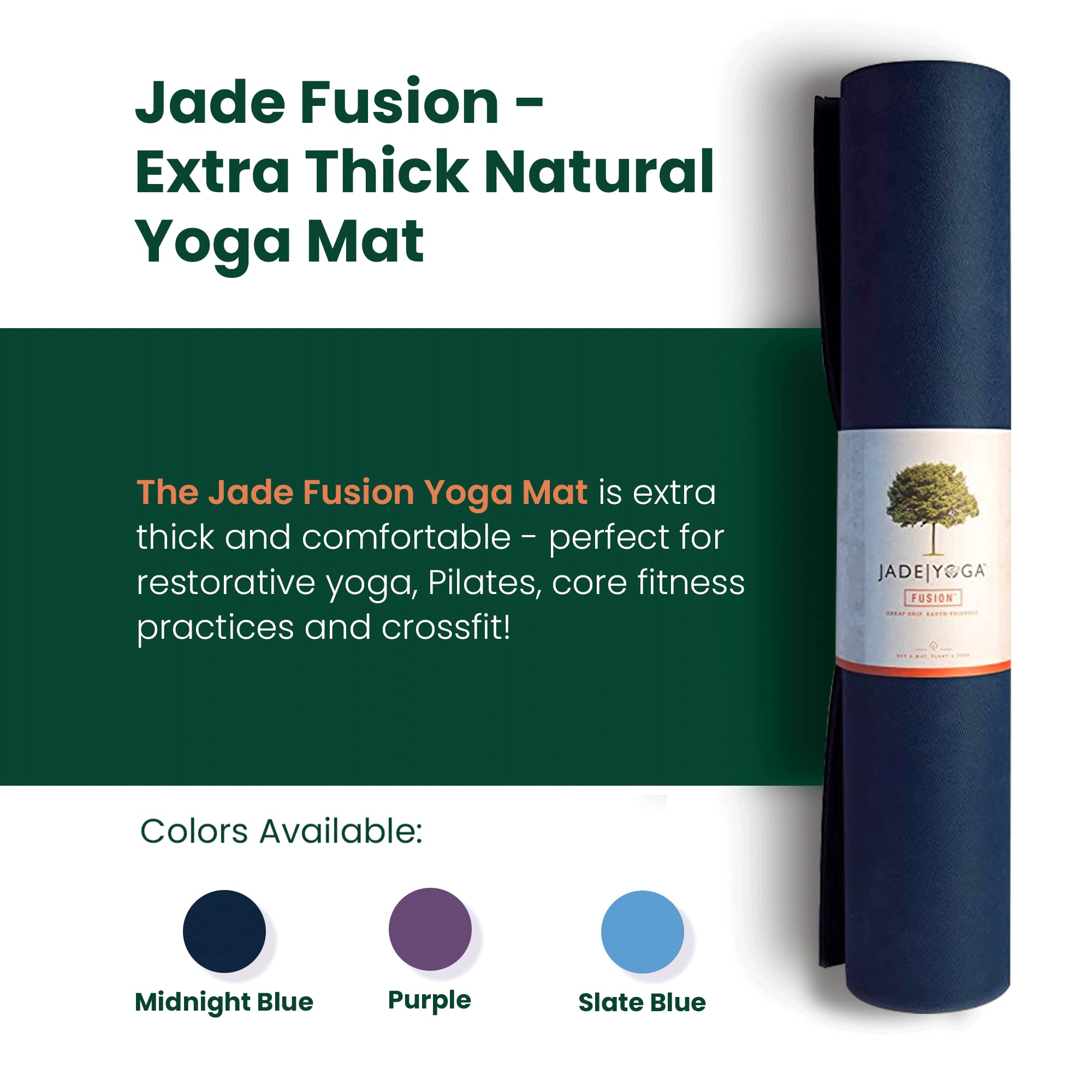 Extra Thick Non-Slip Yoga Mat for Home Gym and Pilates 68" & 74"
