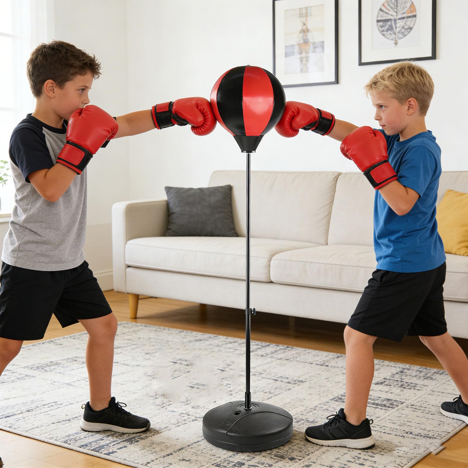 Complete Boxing Reflex Trainer with Spring Mount and Pump