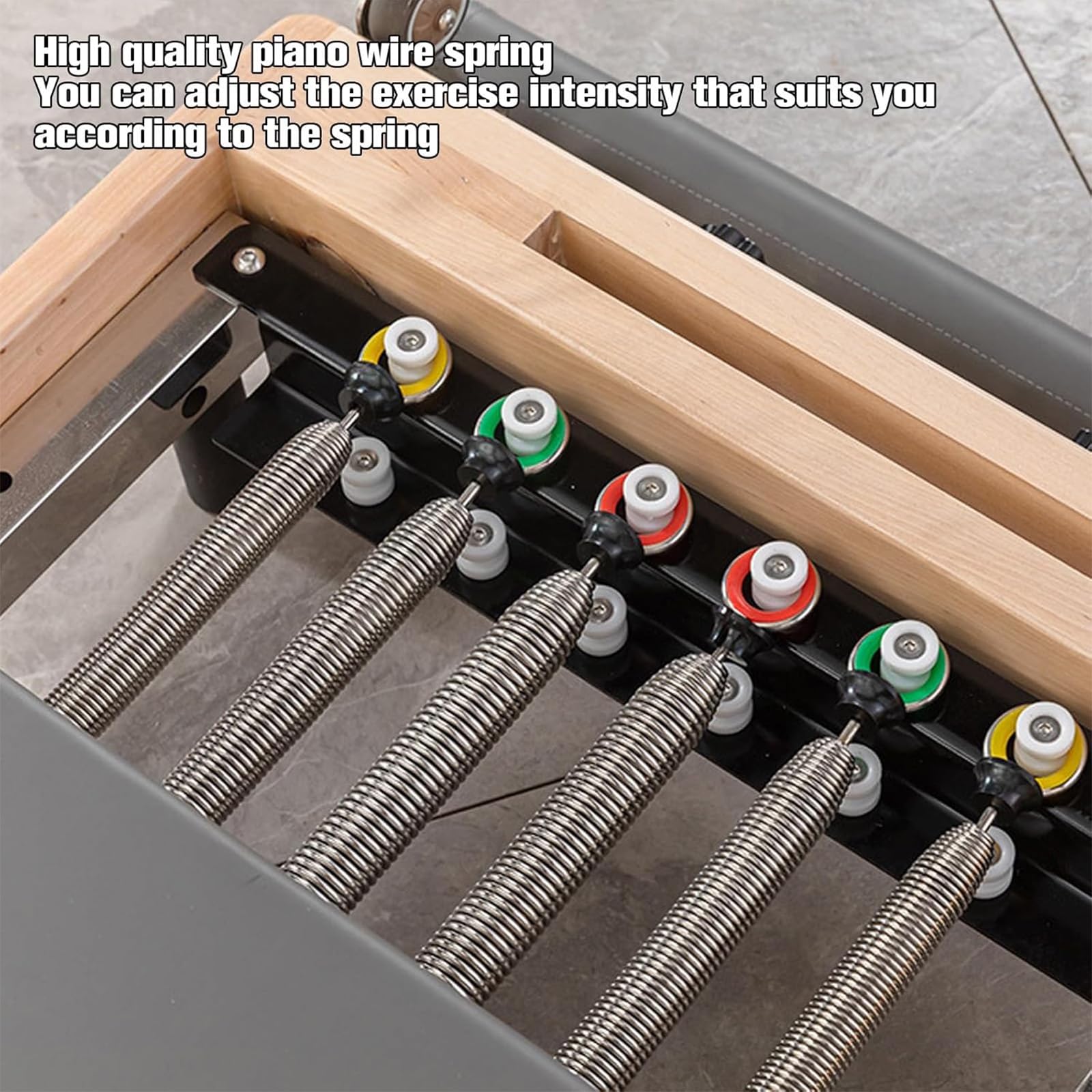 Foldable Pilates Reformer Machine with Adjustable Core Bed