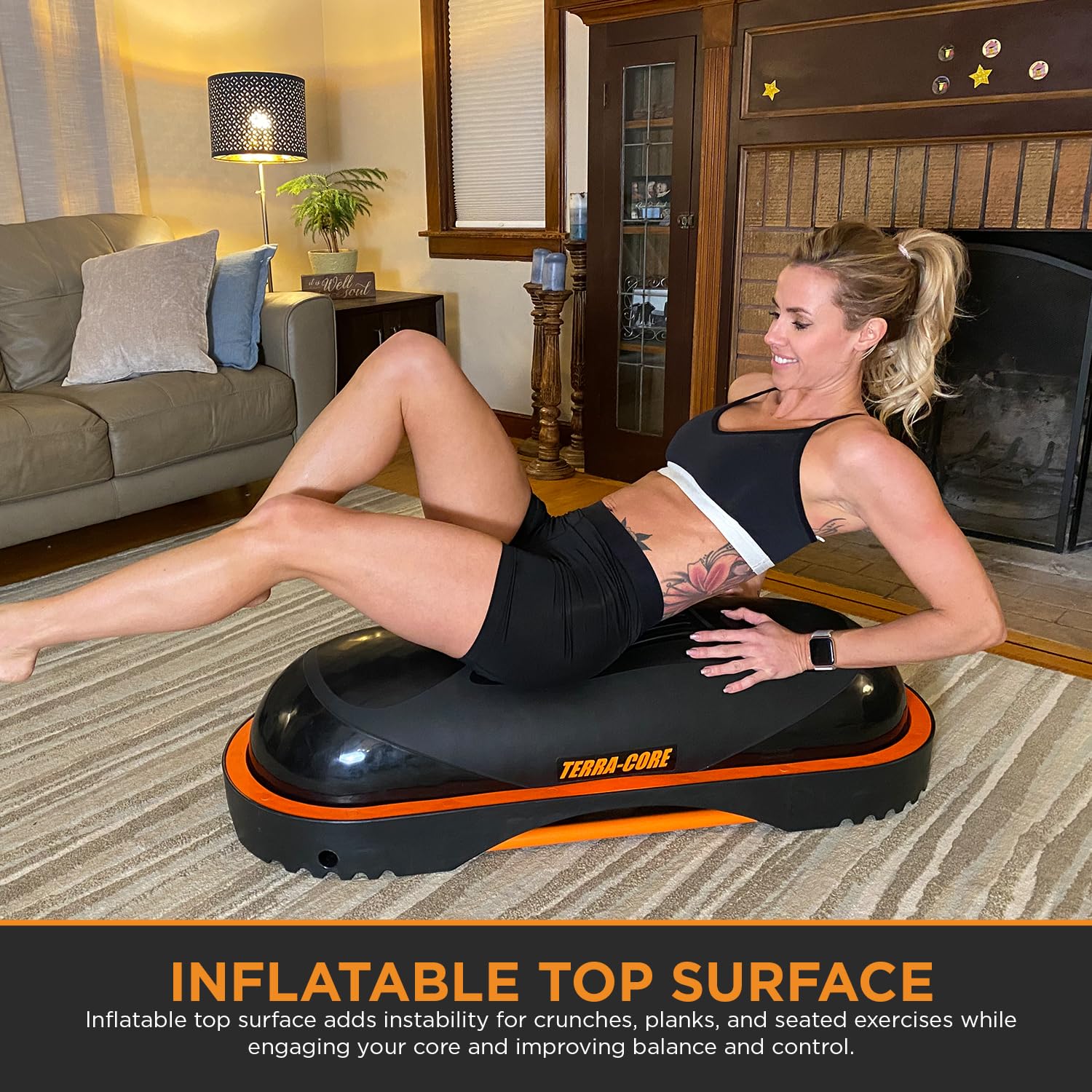 Inflatable Balance Trainer Platform for Core and Full Body Workouts