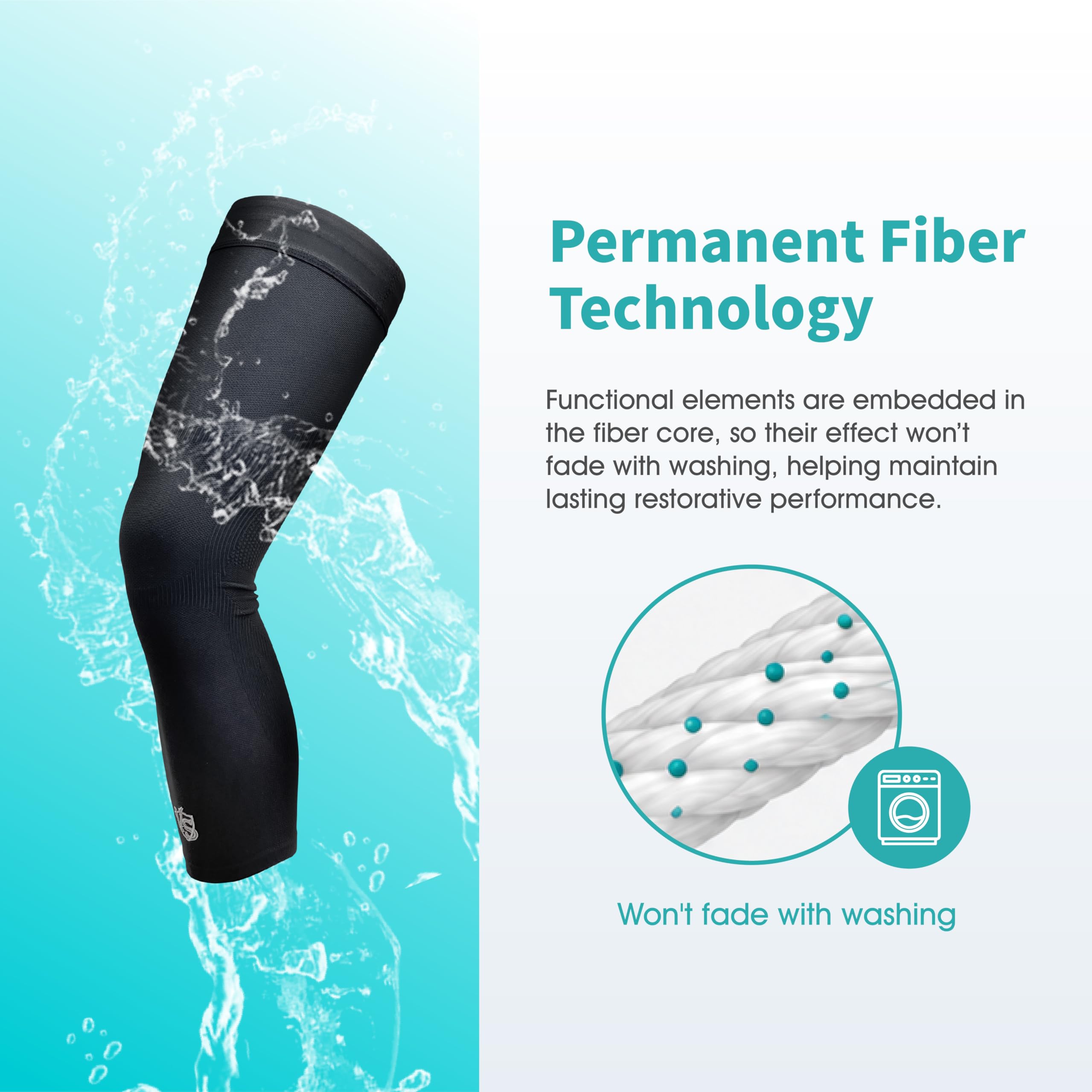 Full Leg Compression Knee Sleeve for Sports