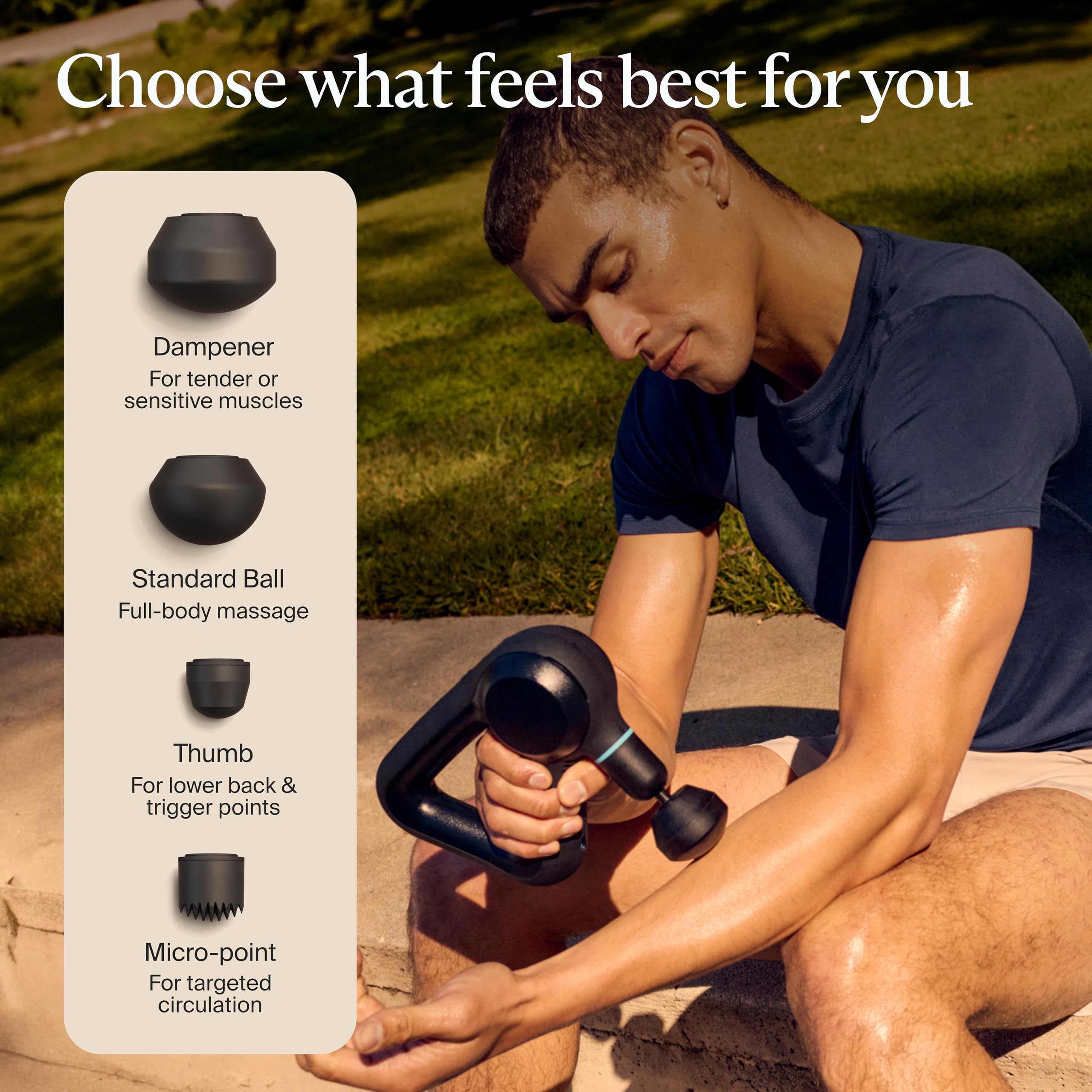 Deep Tissue Percussion Massage Gun with Bluetooth Control