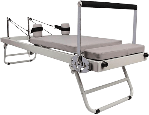 Foldable Pilates Reformer Machine for Home Gym 440 lb Capacity